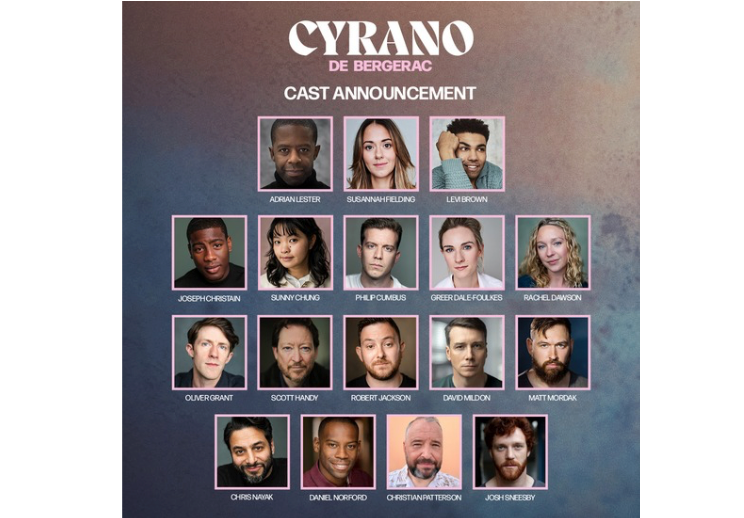 Casting announcement for Royal Shakespeare Company’s Cyrano de Bergerac