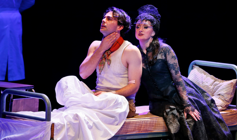 Caroline O'Connor and Ainsley Melham in Melbourne Theatre Company production of Kiss of the Spider Woman
